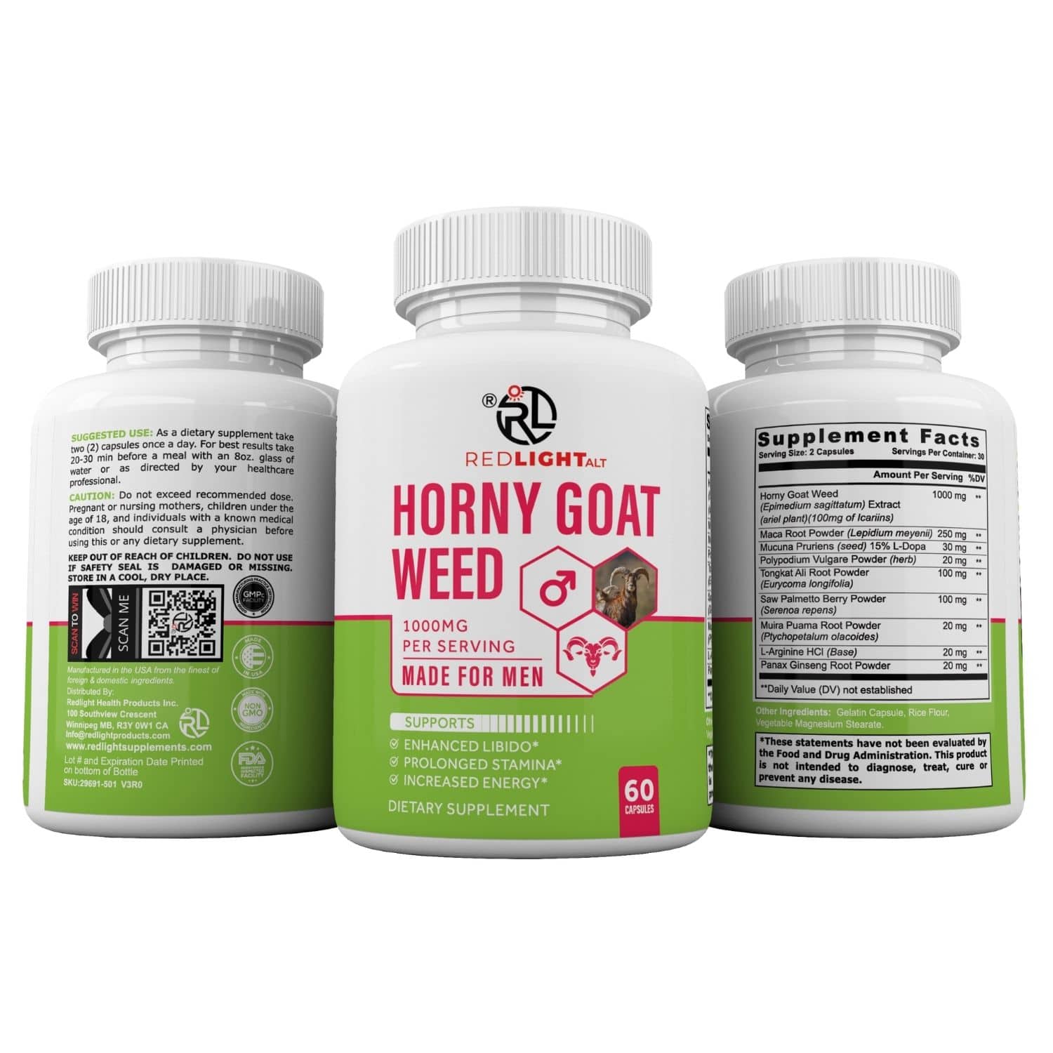 Redlight ALT horny goat weed high potency